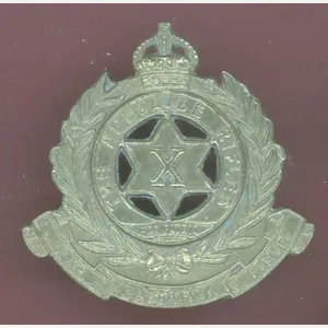 Australian 10th Infantry Battalion (The Adelaide Regiment) slouch hat Badge