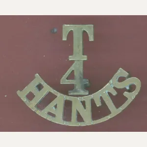 T / 4 / HANTS WW1 Hampshire Regiment shoulder title