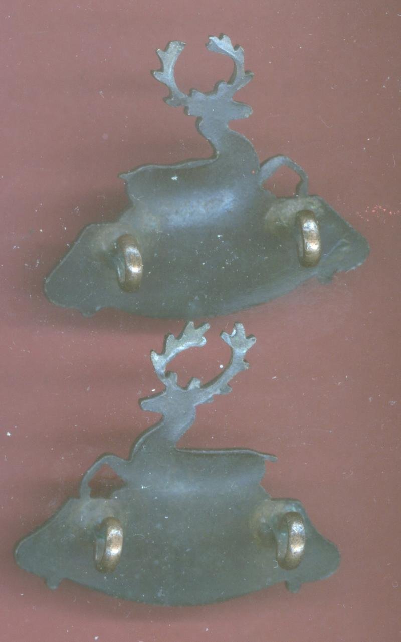Hertfordshire Regiment Officer's OSD collar badges — image 2
