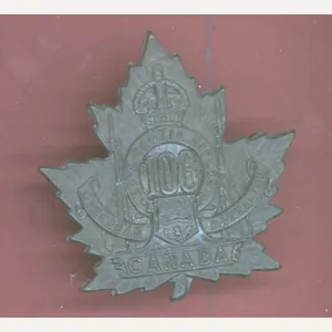 Canadian 106th Battalion (Nova Scotia Rifles) WW1 CEF cap badge