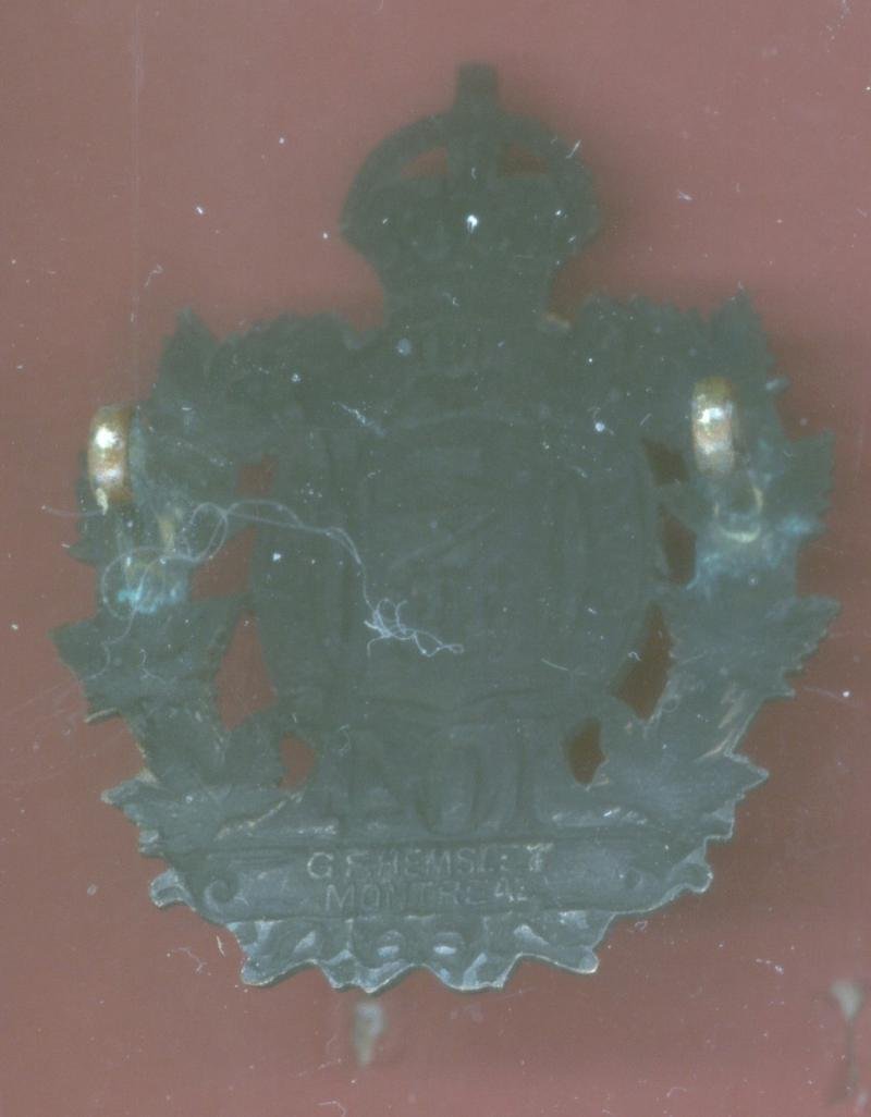 Canadian 104th Sussex New Brunswick Bn. WW1 CEF Officer's cap badge — image 2