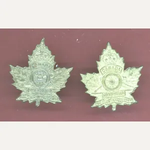 Canadian Field Artillery WW1 CEF collar badges