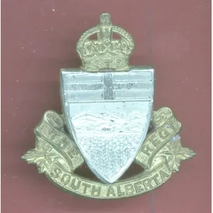 Canadian The South Alberta Regiment cap badge