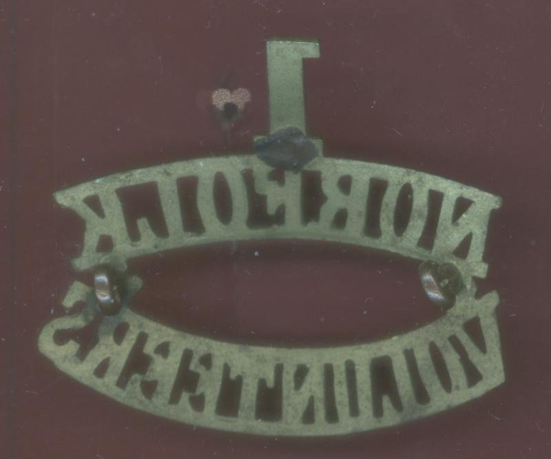 1 / NORFOLK / VOLUNTEERS shoulder title — image 2