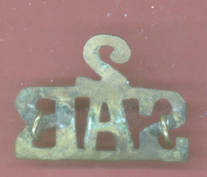 South African 2/SAR 2nd South African Rifles WW1 shoulder title — image 2