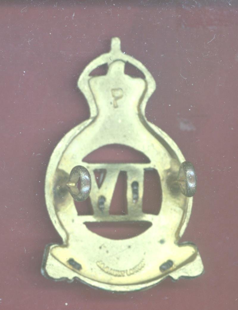 4th Queen's Own Hussars WW1 Officer's cap badge — image 2