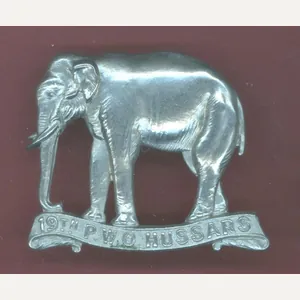 19th Hussars Victorian OR's cap badge circa 1896-1901