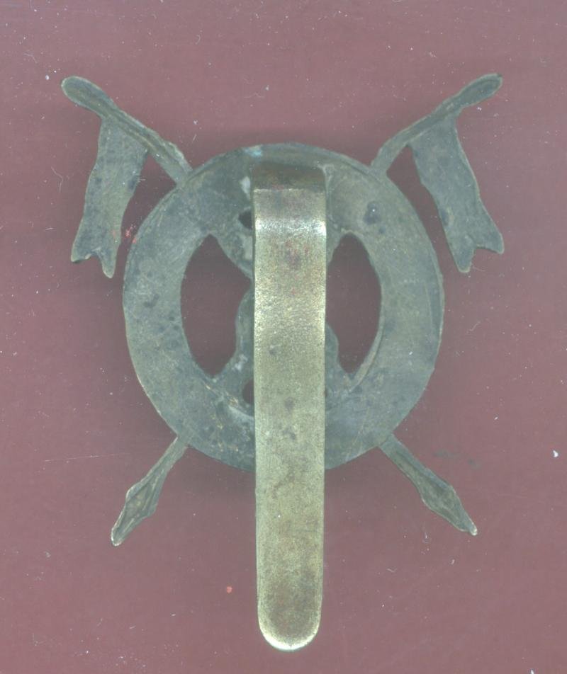 5th Royal Irish Lancers WW1 Indian made cap badge — image 2