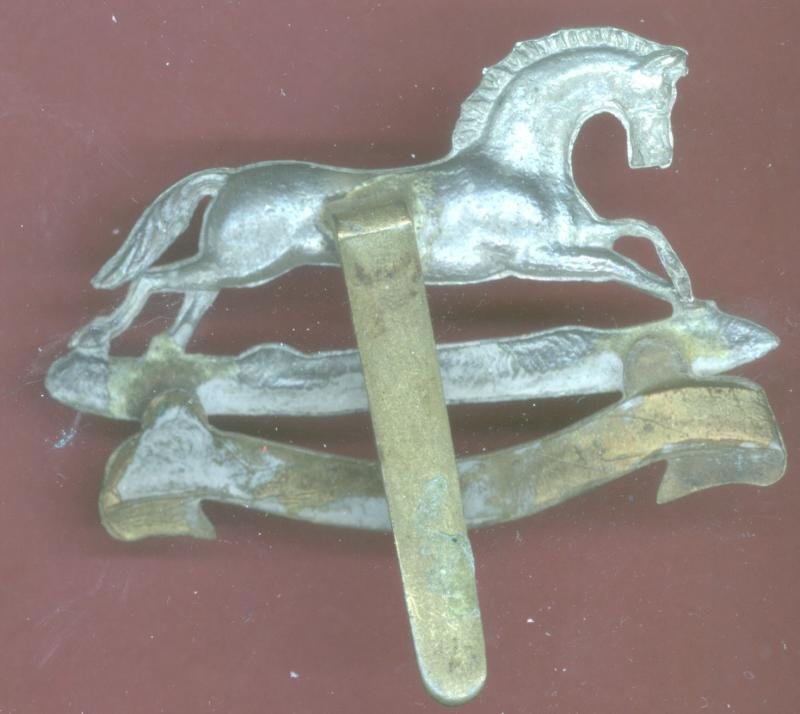 3rd King's Own Hussars WW1 OR's cap badge — image 2