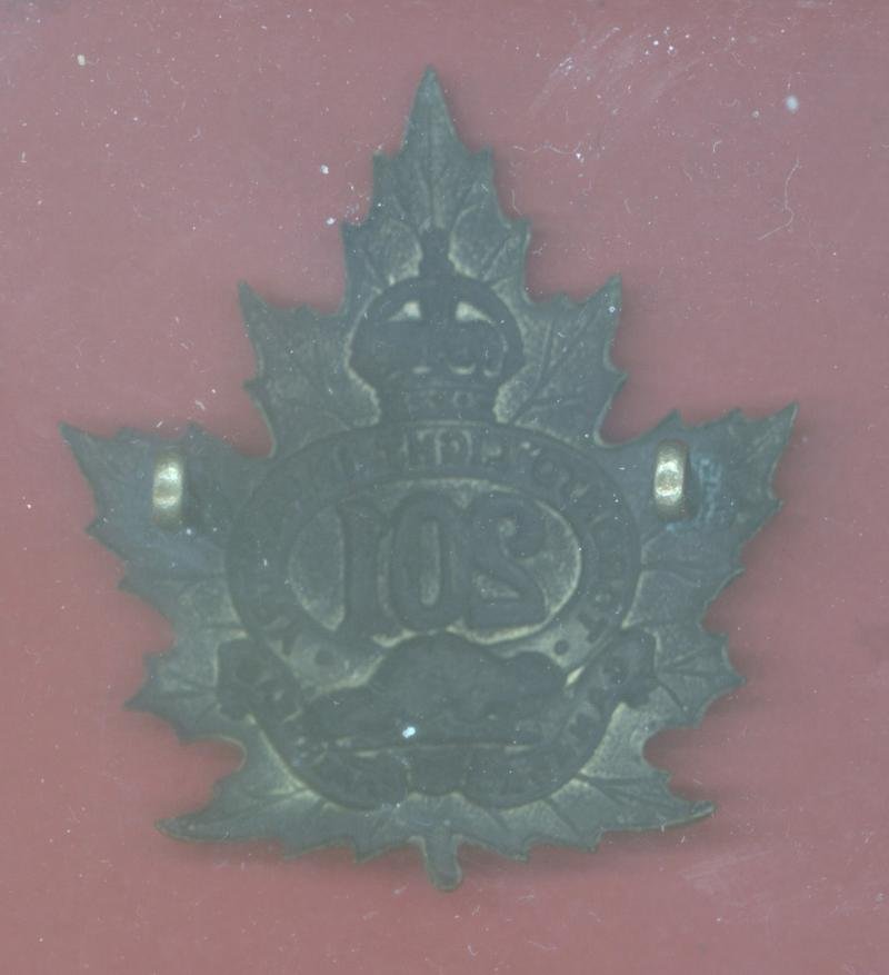 Canadian 201st Toronto Light Infantry Bn. WW1 CEF cap badge — image 2
