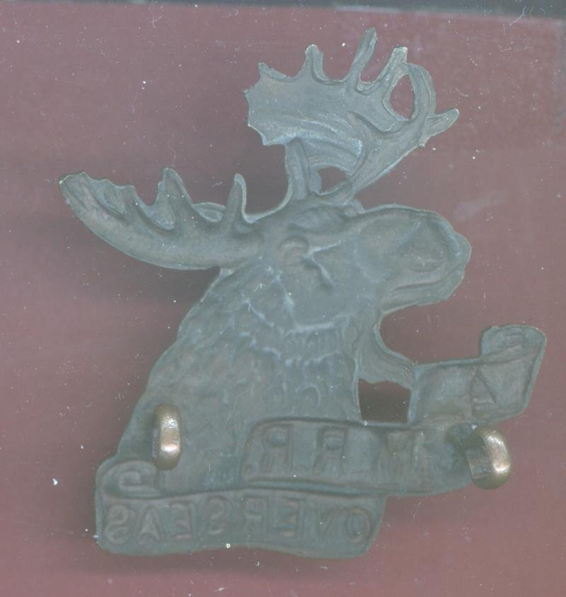 4th Canadian Mounted Rifles Regt WW1 CEF cap badge — image 2
