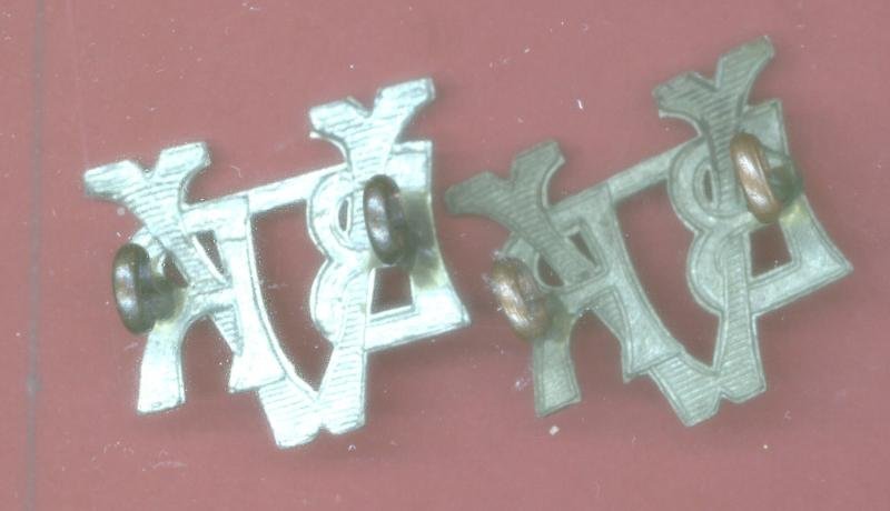 Indian Army B.V.R. ,Bangalore Rifle Volunteers shoulder titles. — image 2