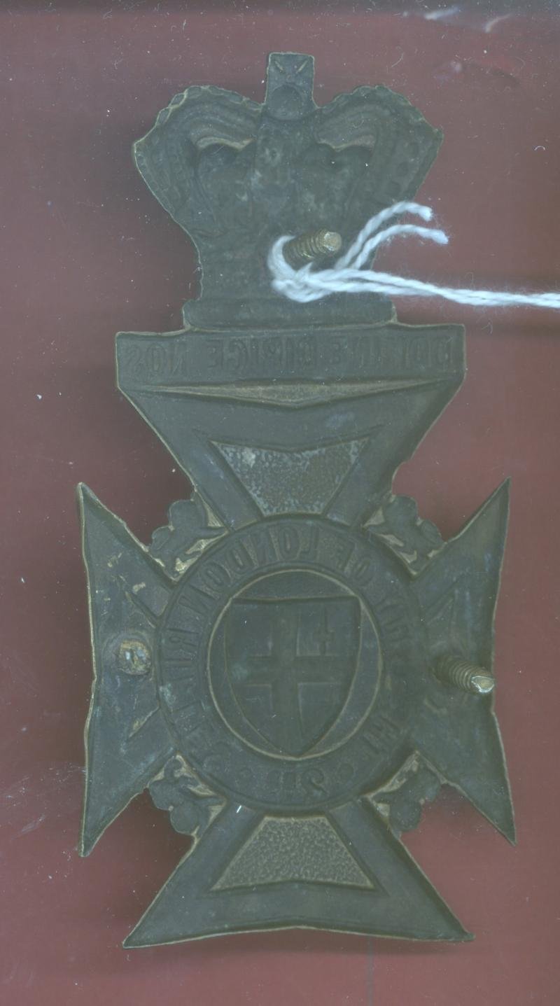 2nd City of London Rifles Victorian pouch belt plate circa 1875-1902. — image 2