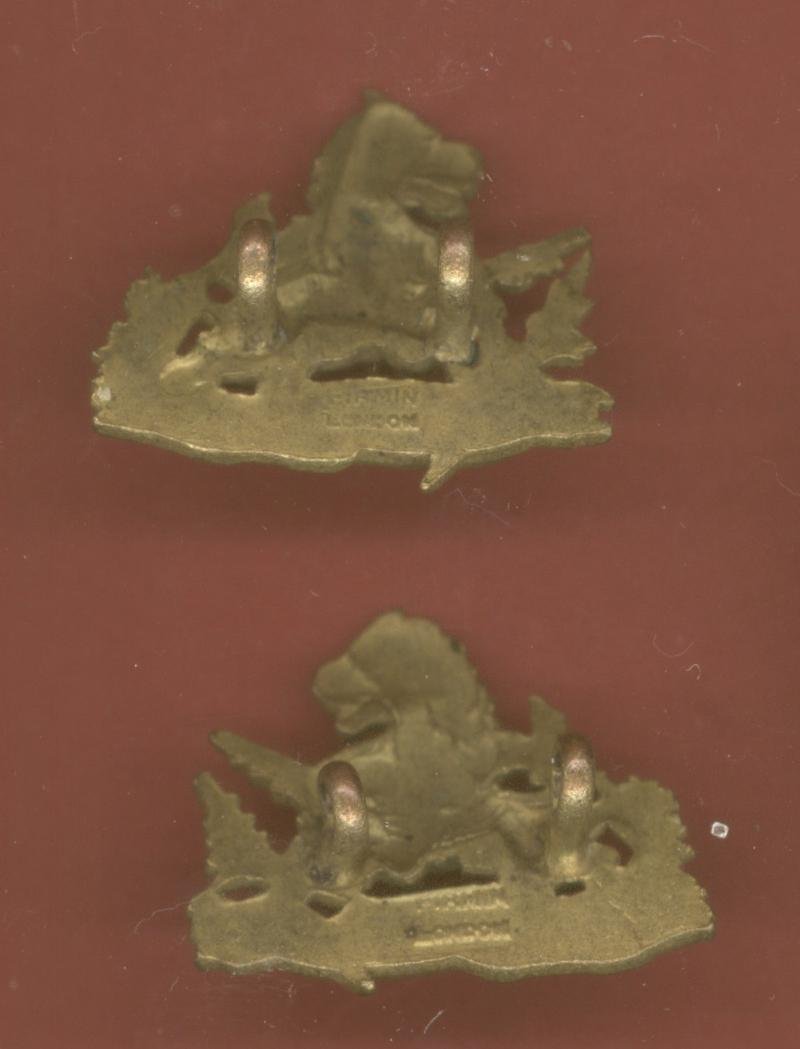 Rhodesia British South African Police collar badges — image 2