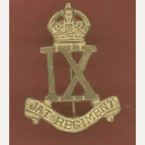 Indian Army 9th Jat Regiment WW2 pagri badge
