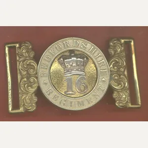 16th (Bedfordshire)Regiment of Foot Victorian Officer's waist belt clasp
