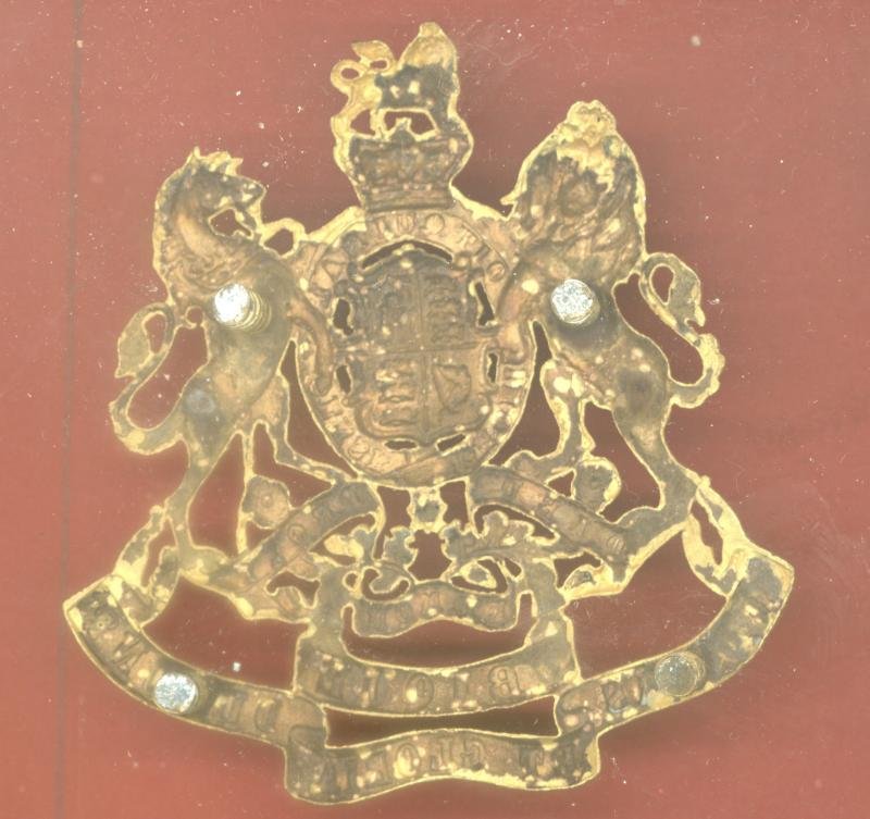 Royal Engineer Victorian Officer's binoculars pouch case badge — image 2