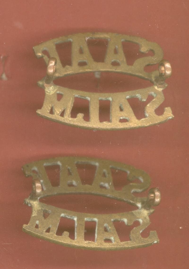 SAAF / SALM South African Air Force WW2 shoulder titles — image 2