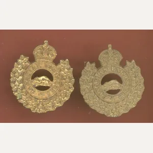 WW1 Canadian Engineers CEF collar badges
