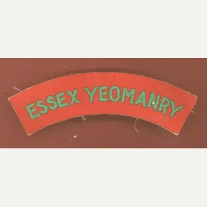 70 (Essex Yeomanry) Signal Squadron cloth shoulder title