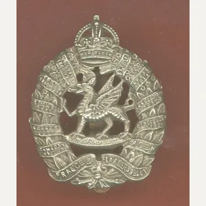 Welsh; 1st Monmouthshire Regiment OR's cap badge