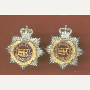 Royal Army Service Corps Officer's collar badges