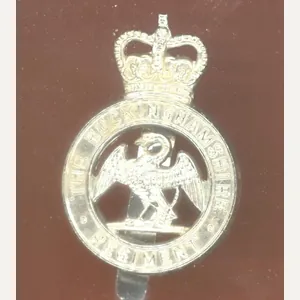 The Buckinghamshire Regiment staybright cap badge