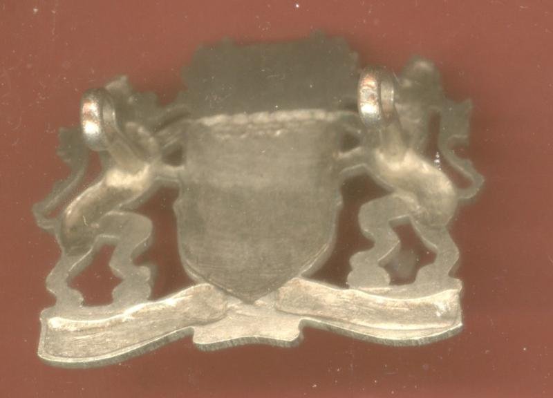 Westminster Dragoons Officer's cap badge — image 2