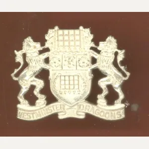 Westminster Dragoons Officer's cap badge