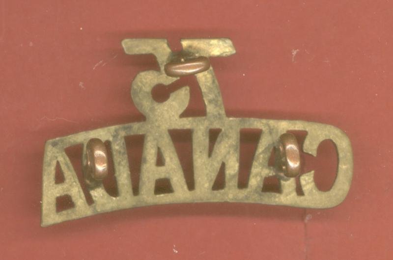 Canadian 75 / CANADA 75th Toronto Bn. WW1 CEF shoulder title — image 2