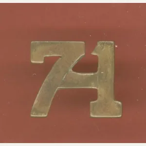 Canadian 71st Woodstock Ontario Bn. WW1 CEF Numerals