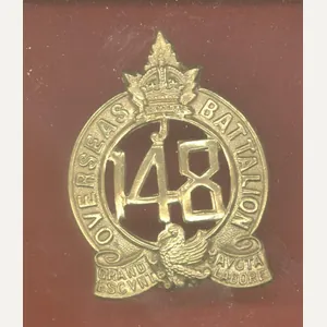 Canadian 148th Montreal Bn. WW1 CEF cap badge