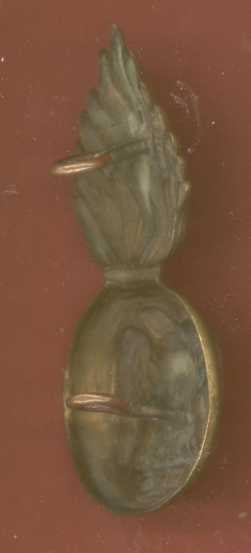 Irish Royal Irish Fusiliers Victorian Foreign Service pagri badge — image 2