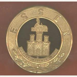 The Essex Regiment Edwardian helmet plate centre