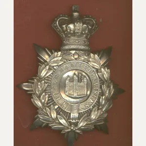 Tower Hamlets Rifles Volunteer Corps Victorian Officer's helmet plate