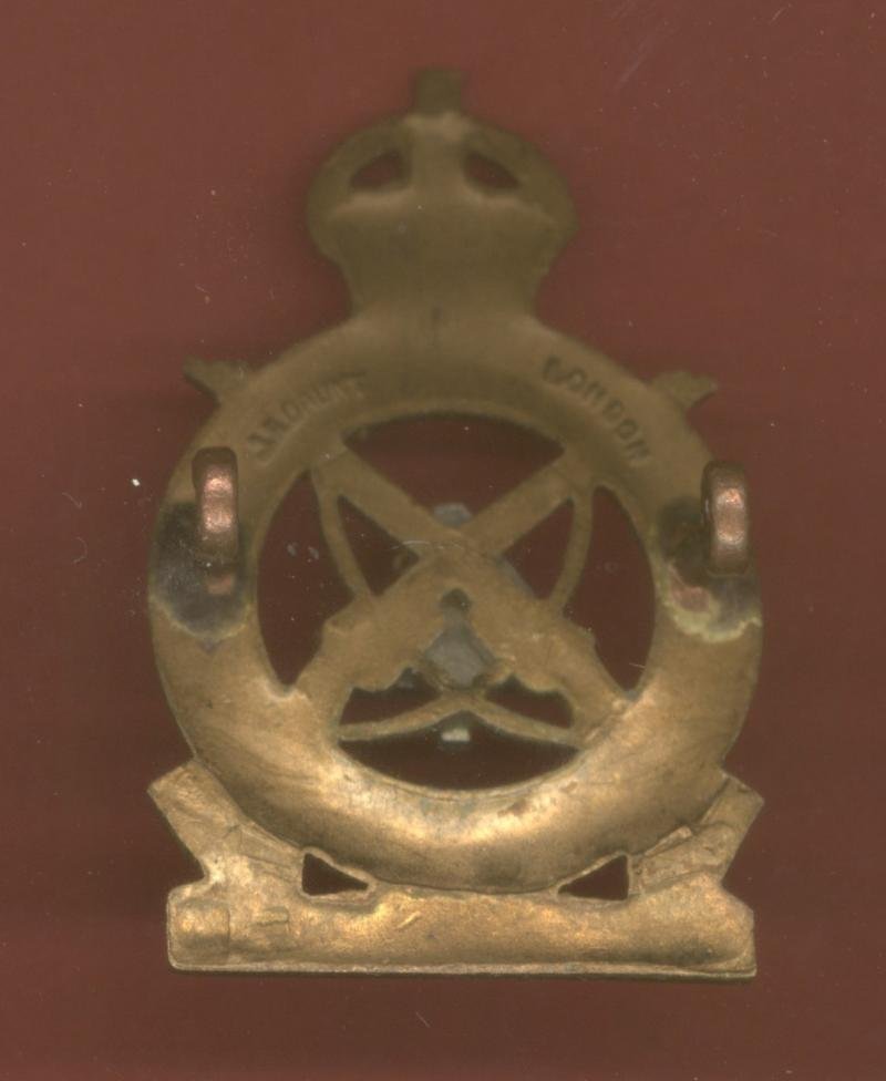 4th County of London Yeomanry (Sharpshooters) cap badge — image 2