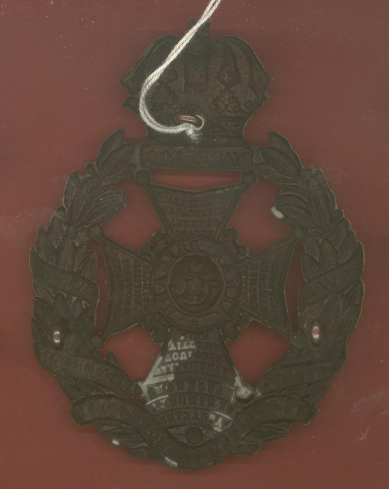Rifle Brigade Victorian OR's helmet plate — image 2