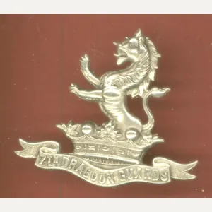 7th Princess Royal's Dragoon Guards Victorian OR's cap badge