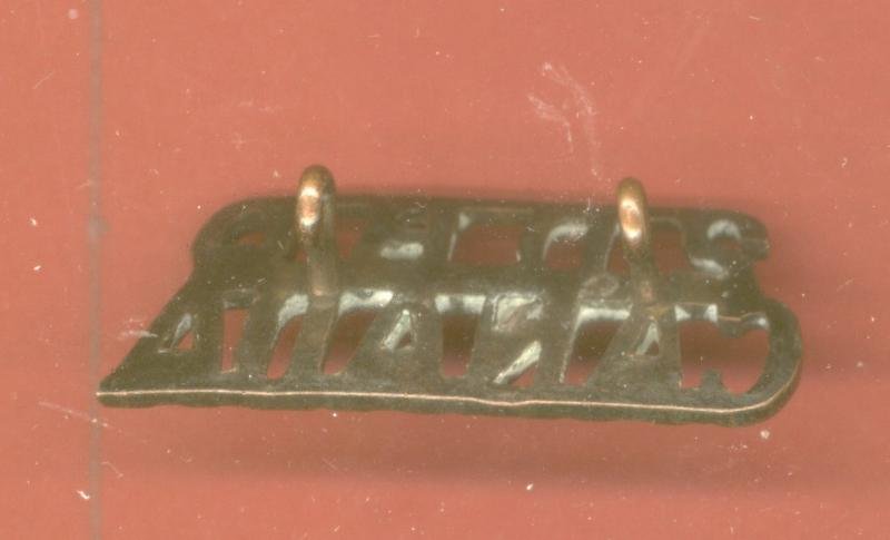 Canadian 2nd Depot Battalion, 1st Quebec Regt. WW1 CEF shoulder title — image 2