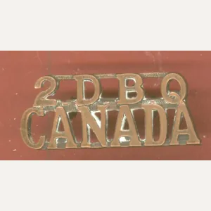 Canadian 2nd Depot Battalion, 1st Quebec Regt. WW1 CEF shoulder …