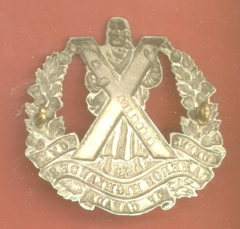 Canadian Queen's Own Cameron Highlanders of Canada glengarry badge — image 2
