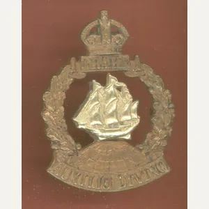 1st Drake Bn. Royal Naval Division WW1 cap badge