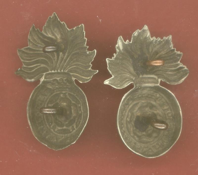 VB Royal Fusiliers City of London Regt. Victorian OR's collar badges — image 2