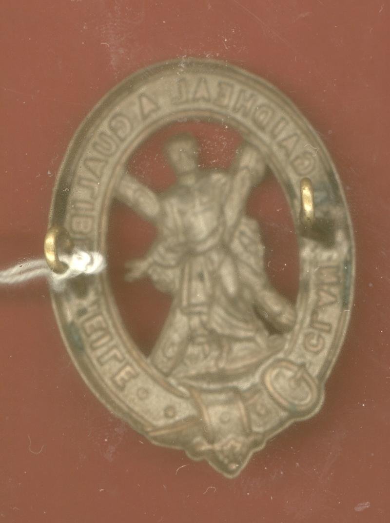 Scottish 2nd Highland Coy. 1st City of Edinburgh R.V.C. Officer's Glengarry / Sporran badge — image 2