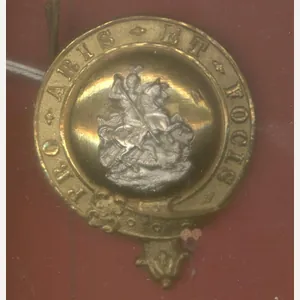 1st (Victoria's) Middlesex R.V. Mounted Officer's Horse Harness Breast Badge