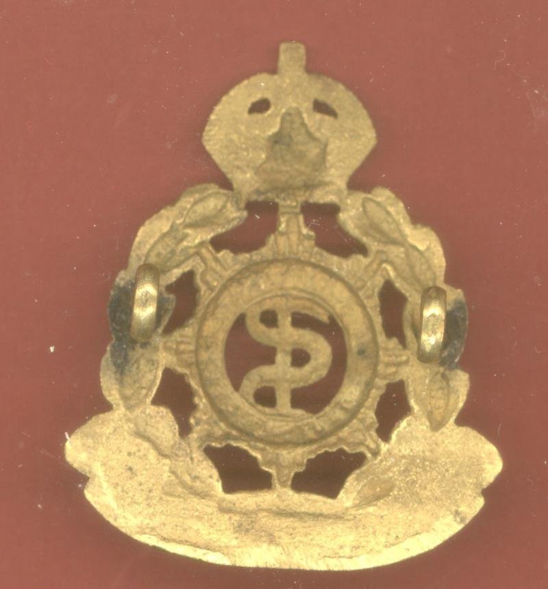 Indian Medical Service WW1 Officer's dress cap badge — image 2