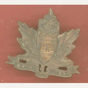 Canadian 213th Toronto Americans Bn. WW1 CEF cap badge