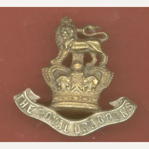 1st Royal Dragoons Victorian OR's cap badge