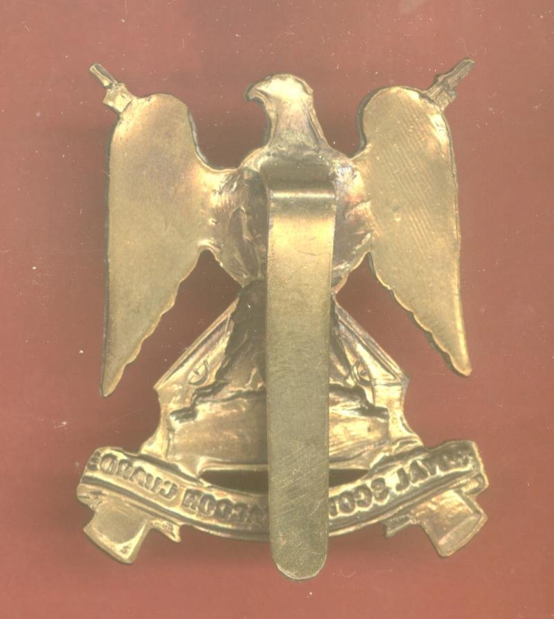 Royal Scots Dragoon Guards metal cap badge — image 2