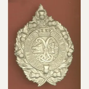 Scottish 1st Argyll Highland Rifle Volunteers Victorian glengarry badge.